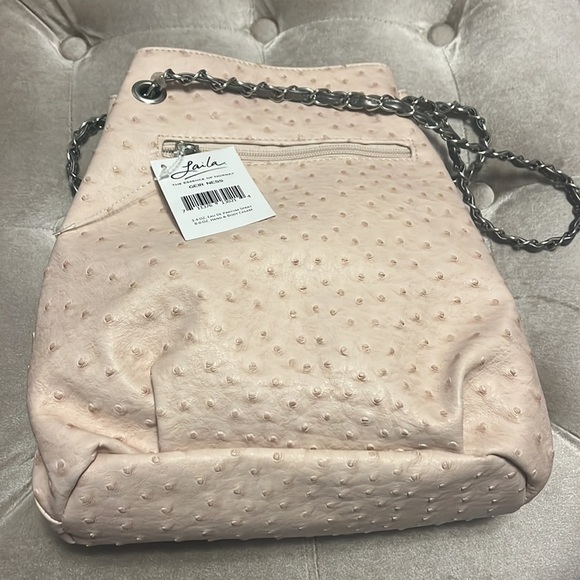 Laila bag with chain handles, zipper pocket, new - Picture 7 of 10